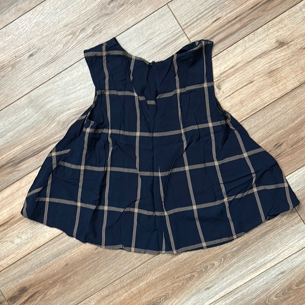 Blue Plaid Top - Picture 2 of 5